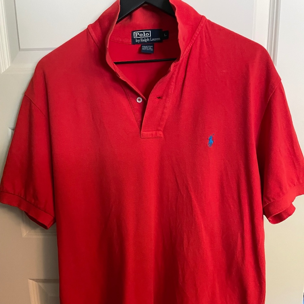 Mens Polo Ralph Lauren Polo Shirt Size Large
